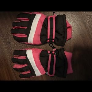 Girls snow gloves