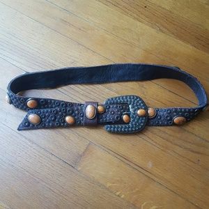 Michael Morrison studded Leather belt