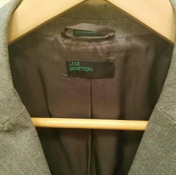 United Colors of Benetton blazer in light gray - Picture 5 of 7