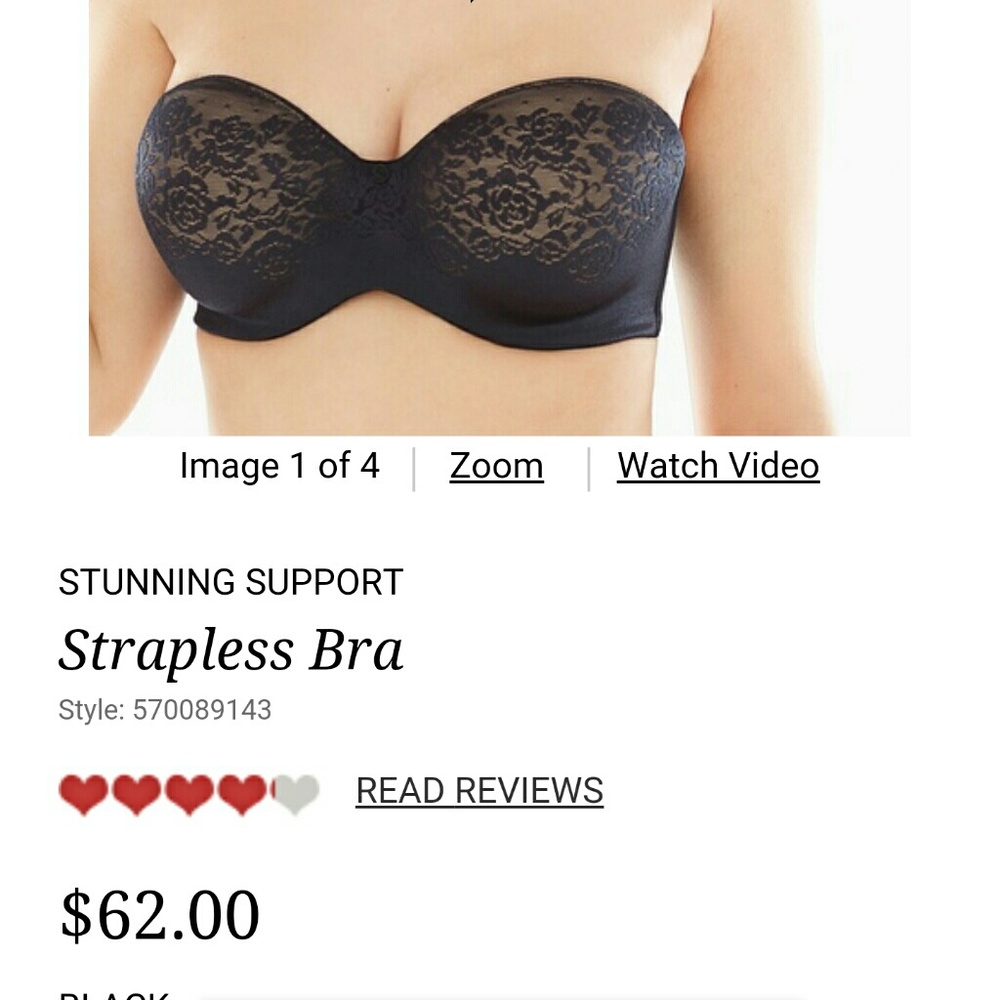 Soma Strapless Bra
