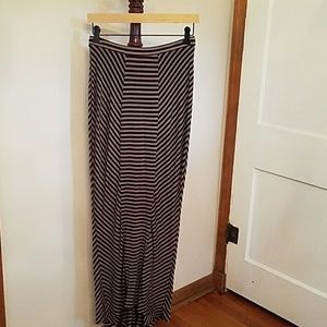 Striped Maxi Skirt