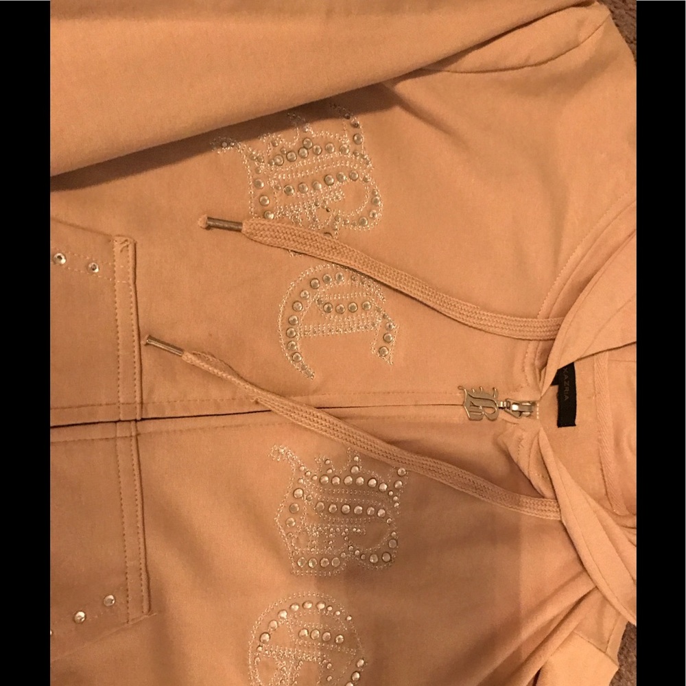 Bcbg beige hoodie