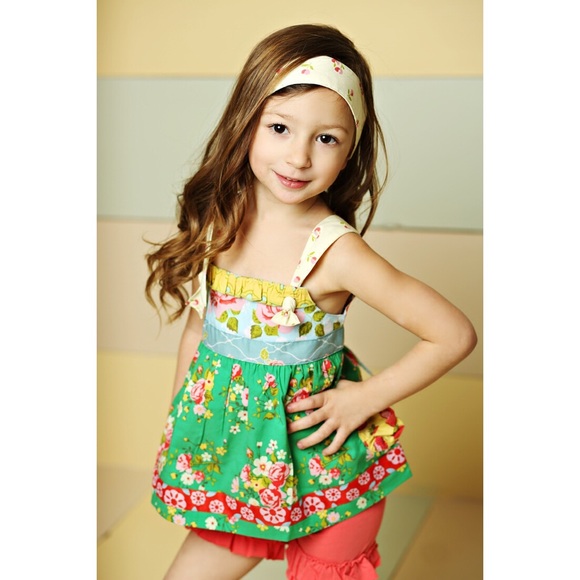 Matilda Jane Good Hart Strawberry Knot Top - Picture 2 of 7