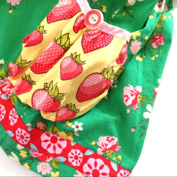 Matilda Jane Good Hart Strawberry Knot Top - Picture 4 of 7