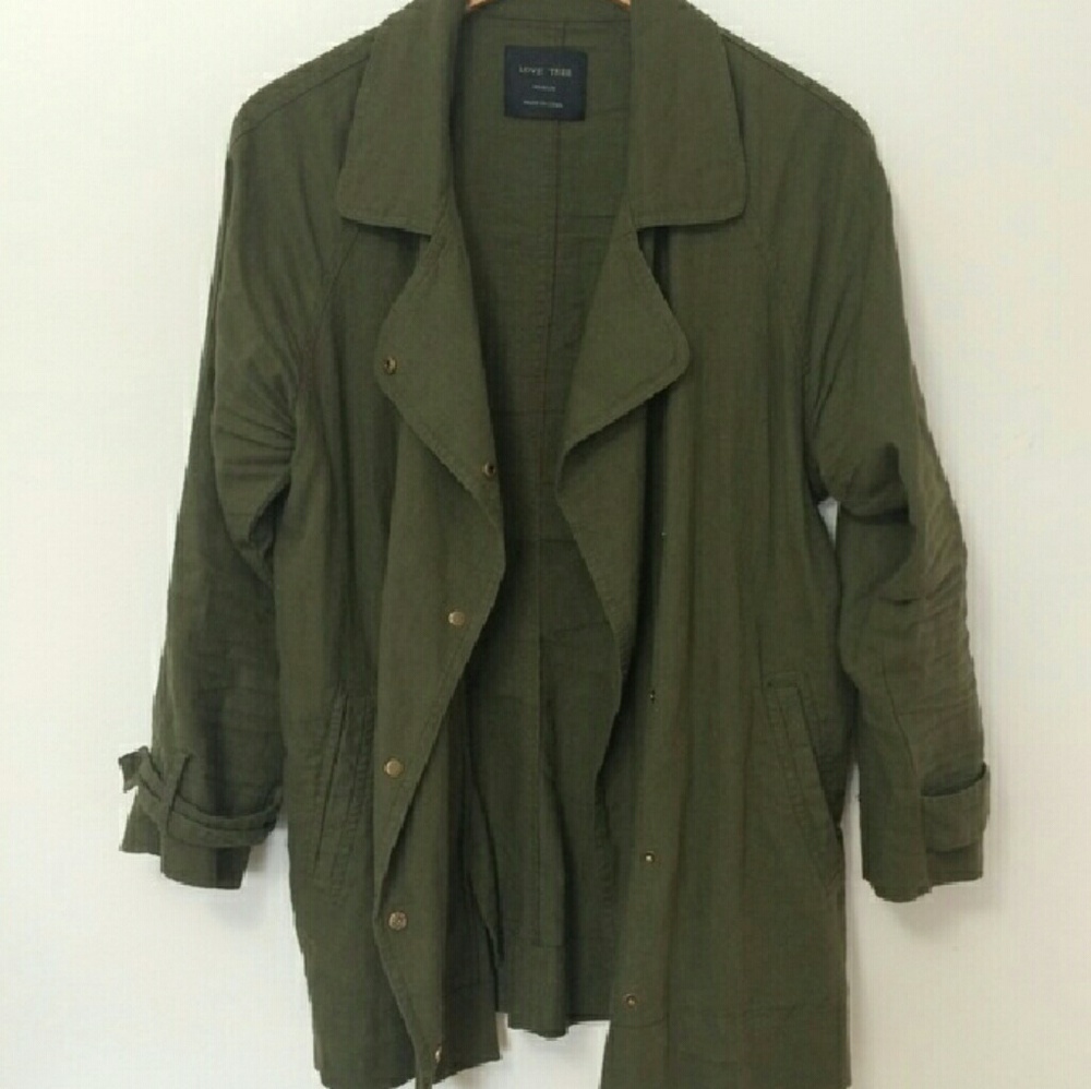Olive utility style jacket