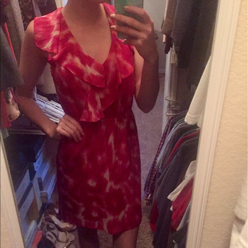 Gorgeous Ann Taylor Hot Pink Dress