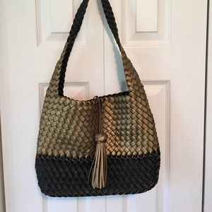 💕💕Woven Leather Handbag