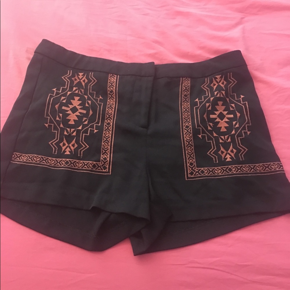 Embroidered Shorts