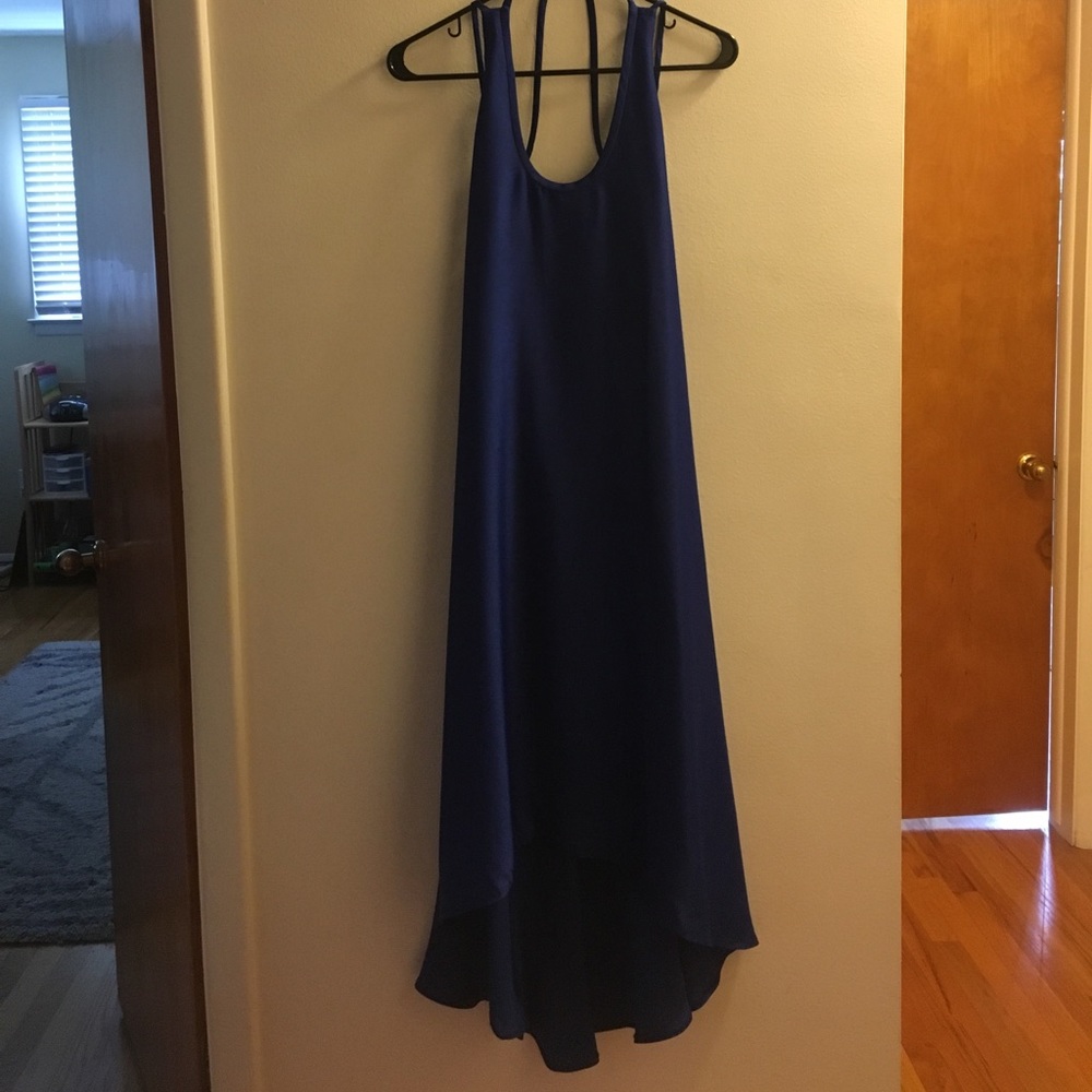 BCBG royal blue gown