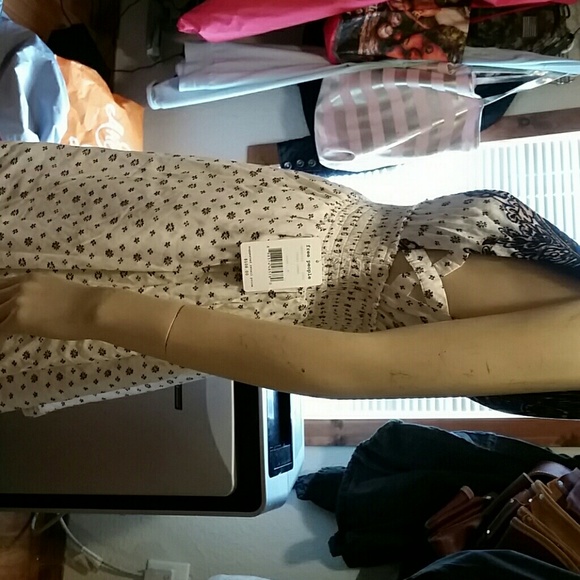 Ivory Walking Through MY Dreams Combo Dress M NWT - Picture 4 of 6