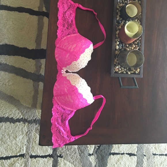 Victoria Secret Pink Rhinestone Bra - Picture 2 of 4