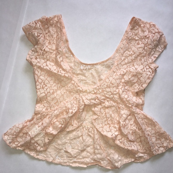 NWOT | Lace Crop Top - Picture 2 of 2