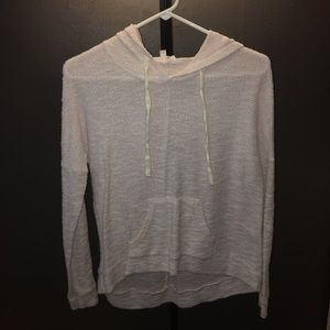 Light soft hooded jacket