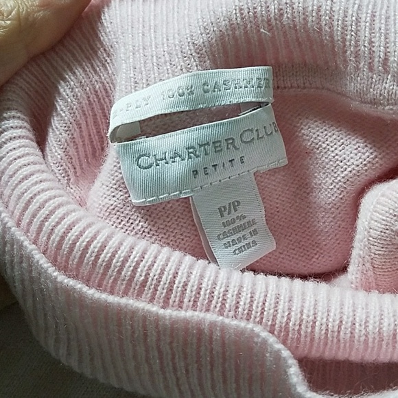 Charter Club Petite 100% Cashmere Sweater - Picture 2 of 3