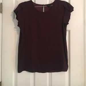 Burgundy blouse