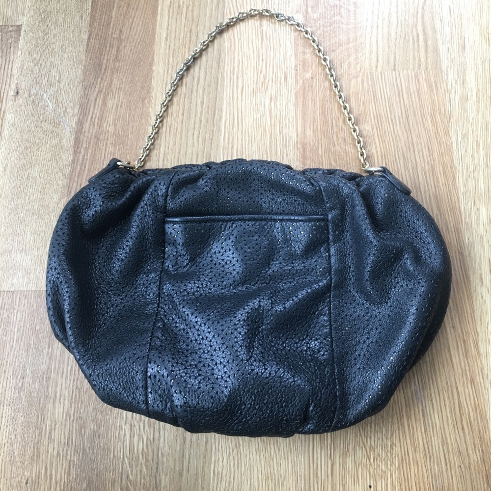 Bill Blass small black back with gold chain