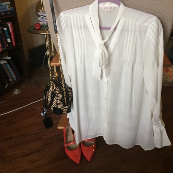 Nanette Lepore Tops - NEW Nanette Lepore white blouse