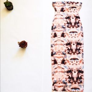 SOLD | SALE | Strapless Midi Dress