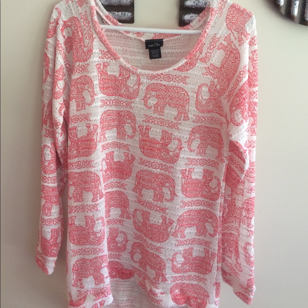 Rue 21 elephant sweater
