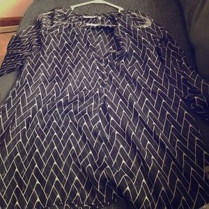 Small transparent black blouse