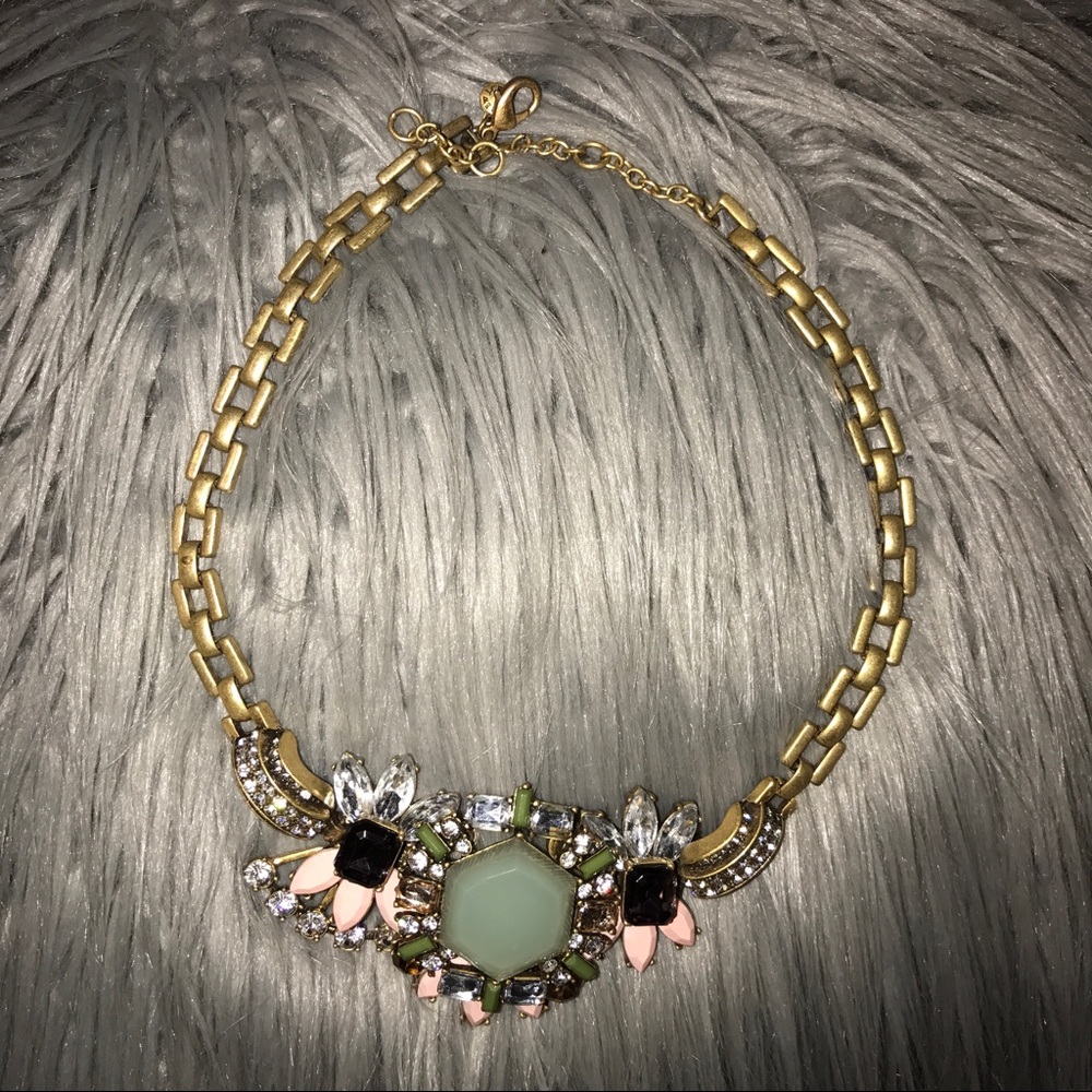 Gorgeous pink and green necklace