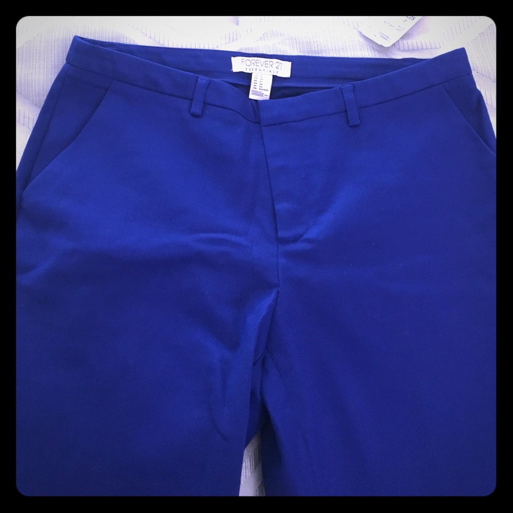 NWT FORVER 21 BLUE PANTS