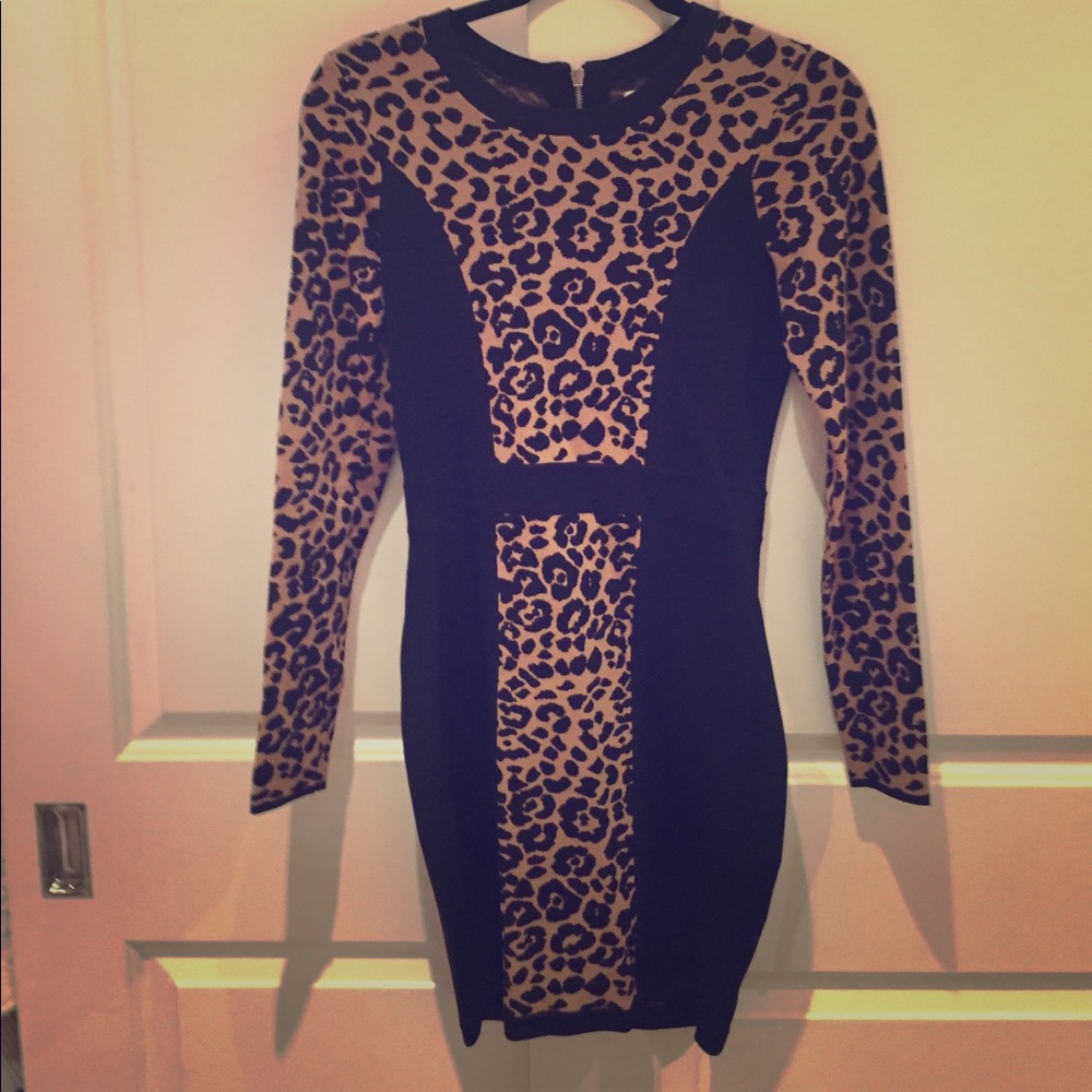 Milly Leopard Print Dress