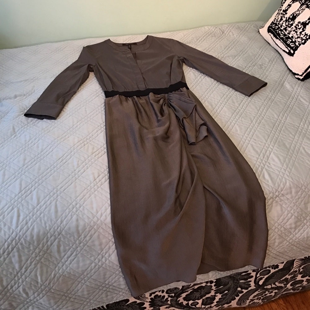 BCBG Gray, Long Sleeve Dress. Size XS.