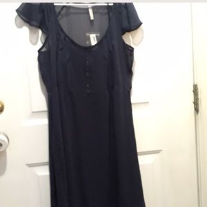 Old Navy dress Flutter sleeve Large