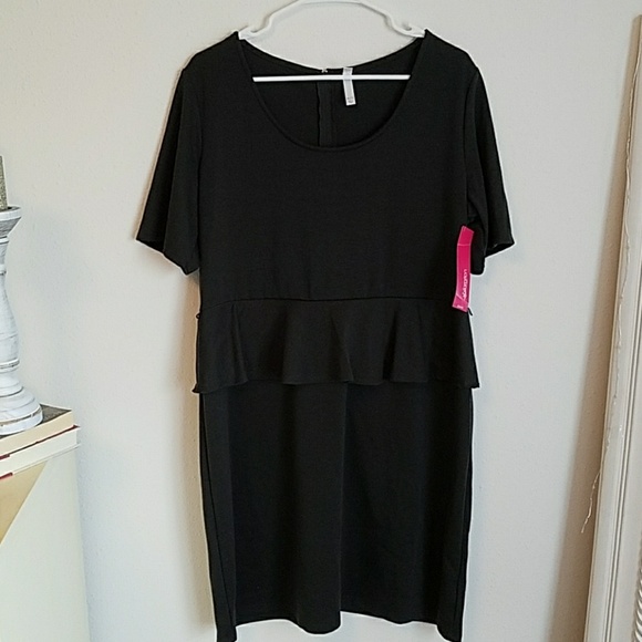 Xhilaration Dresses & Skirts - NWT Charcoal grey peplum dress