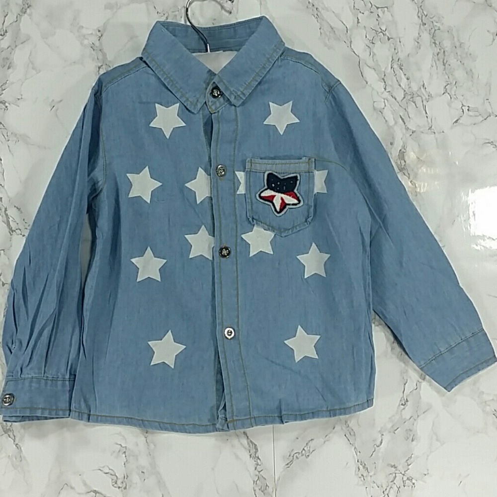 SALE***American Stars Denim Shirt. Kids :) - Picture 1 of 5