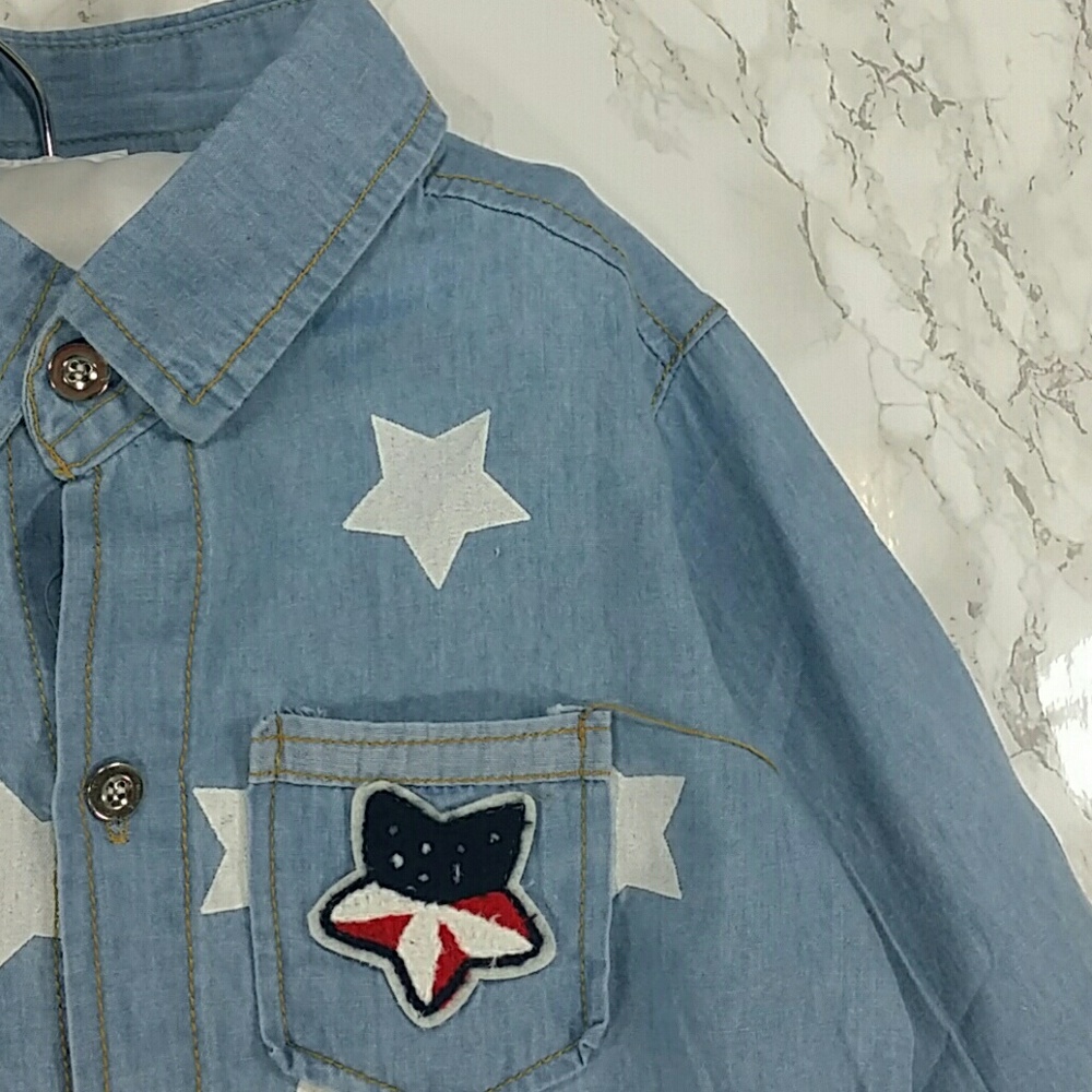 SALE***American Stars Denim Shirt. Kids :) - Picture 2 of 5