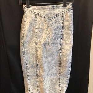 Jean pencil skirt!