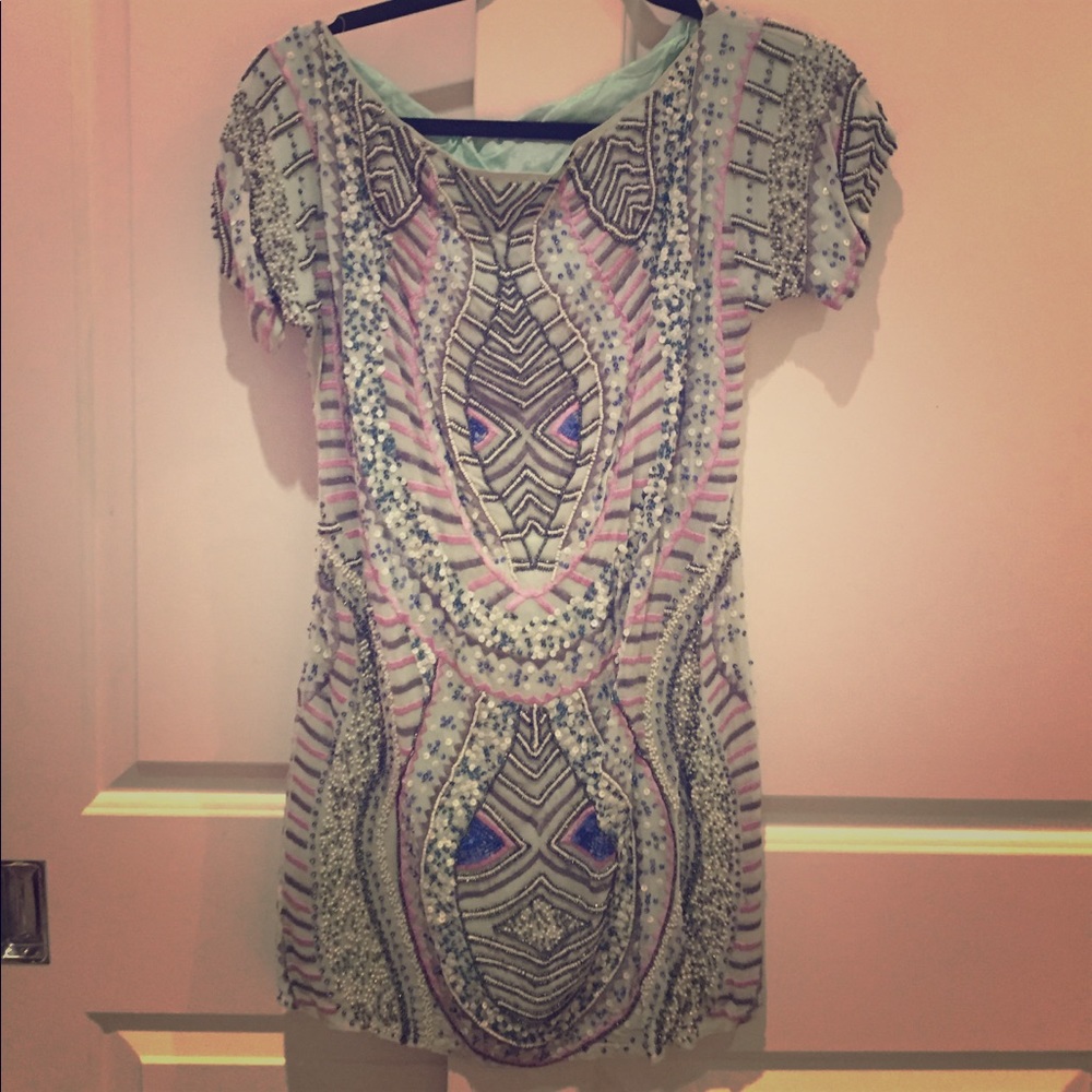 Sequined Antik Batik Dress