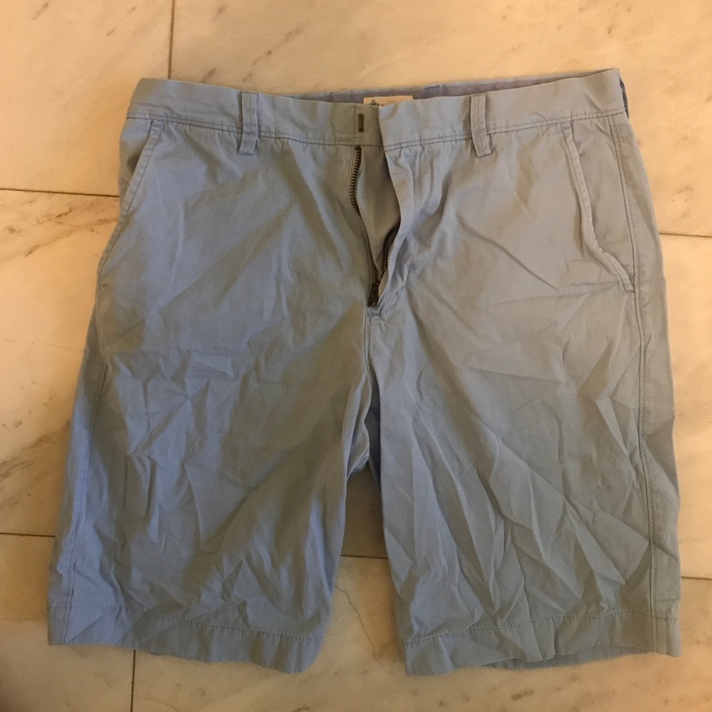 Light Blue J Crew Khaki Shorts