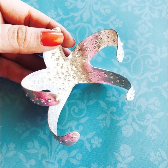 Ocean Tides Starfish Cuff Bracelets - Picture 2 of 2