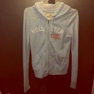 Hollister zip up hoodie