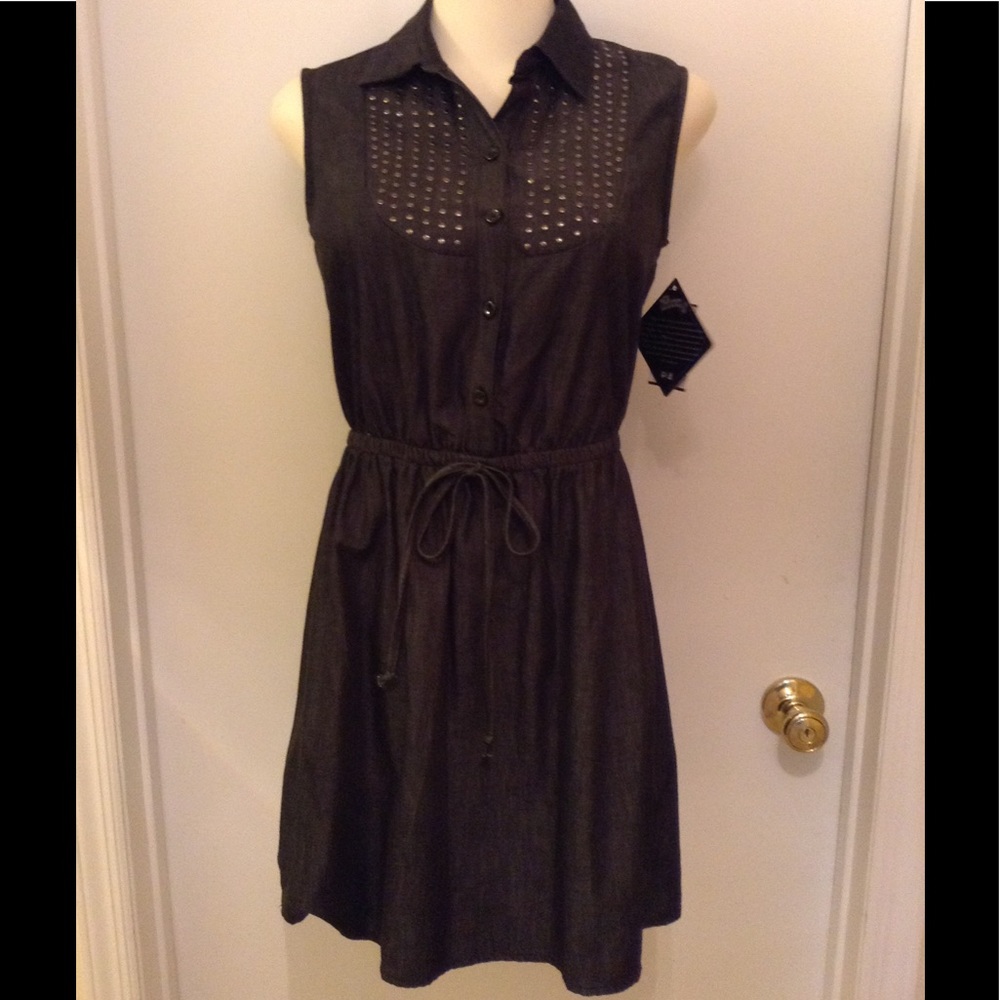 Black embellished dress NWT🌹