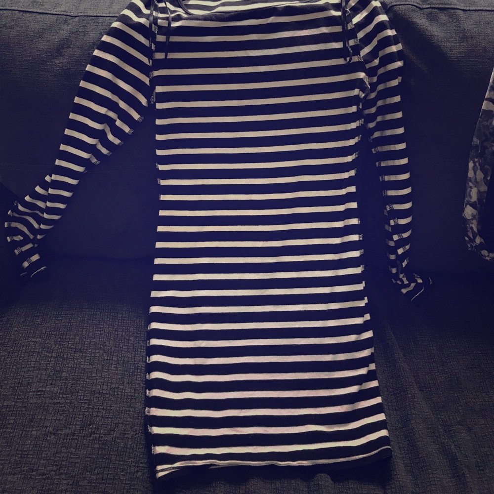 Forever 21 medium striped bodycon