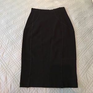 All Saints black pencil skirt. Size 6.