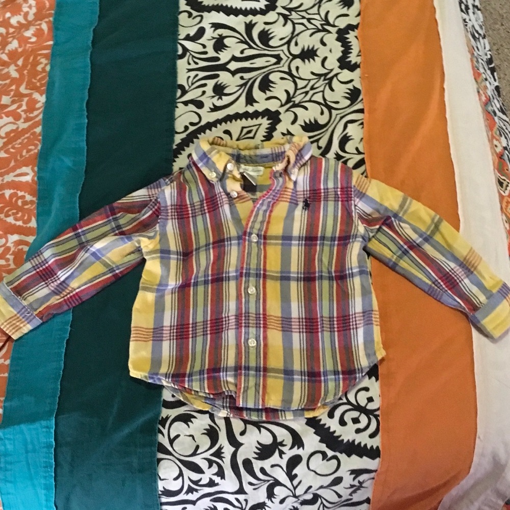 Polo button down top