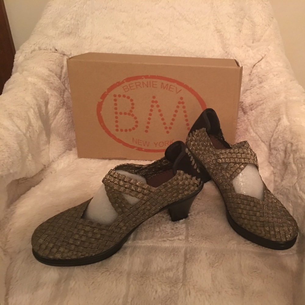 Bernie Mac New York woven heels