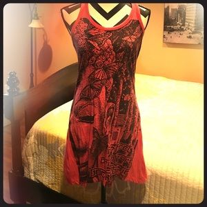 Racerback Tank Dress Size Small