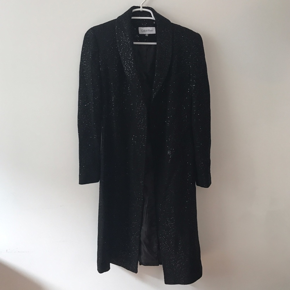 Sequin Calvin Klein Wool Jacket