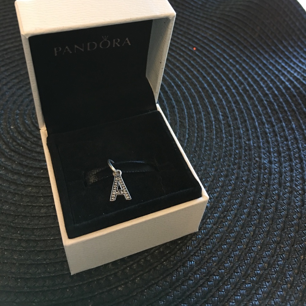 Letter "A" Pandora charm