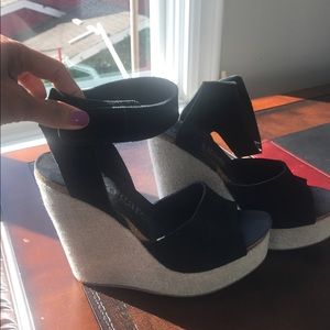 Pedro Garcia black wedge 39, 8.5