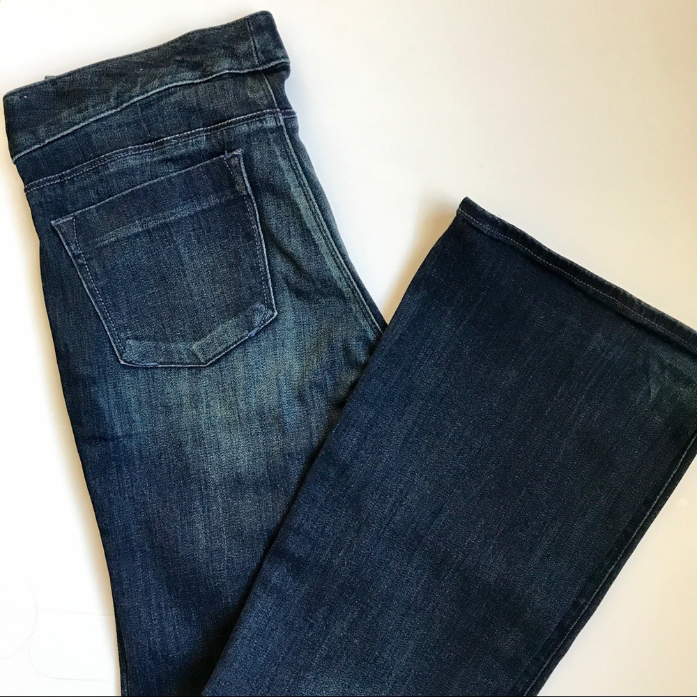 Express Slim Flare Stella Dark Jeans