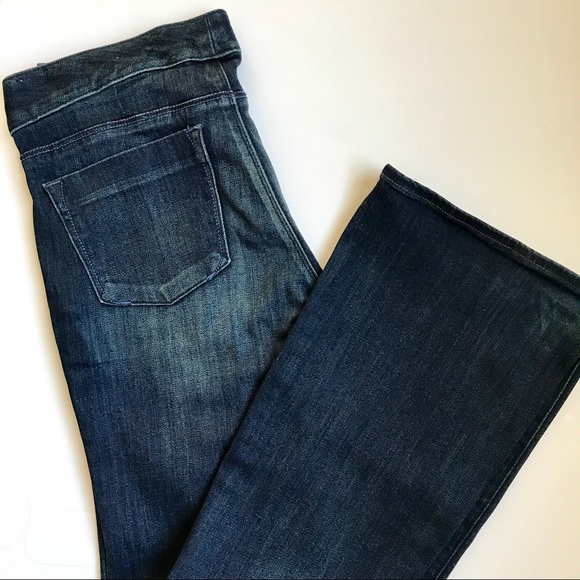Express Slim Flare Stella Dark Jeans - Picture 1 of 4