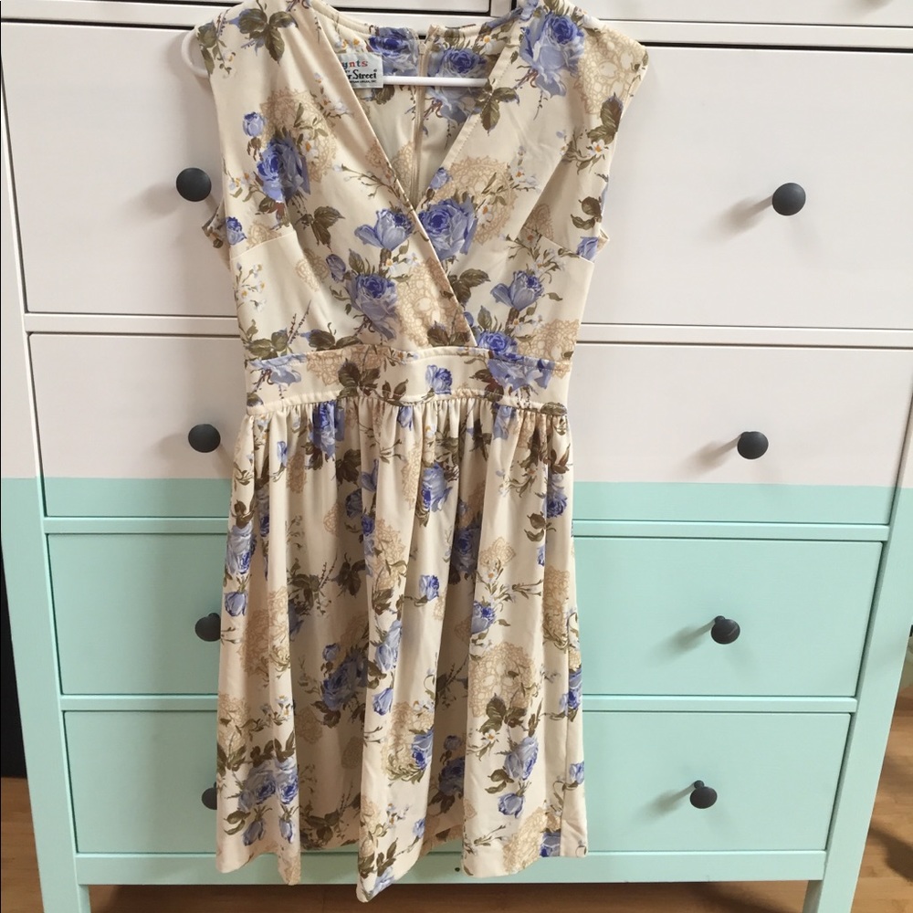 VINTAGE floral Bleeker Street sundress