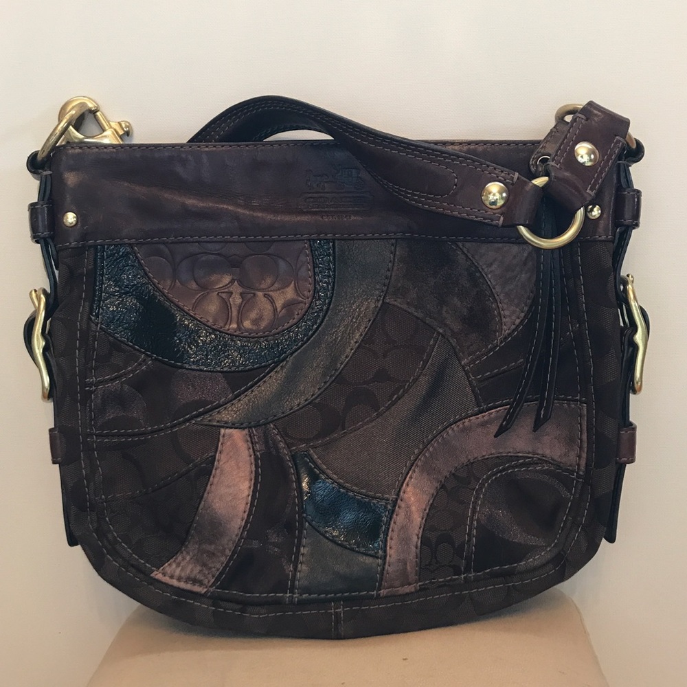 Dark brown Coach bag